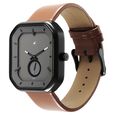 Fastrack After Dark Grey Dial Leather Strap Watch for Guys - image number 3