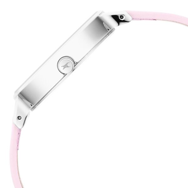 Fastrack Stunners Quartz Analog Pink Dial Leather Strap Watch for Girls - image number 4