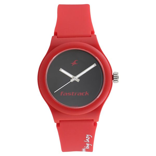 Fastrack Quartz Analog Grey Dial Silicone Strap Watch for Unisex - image number 0