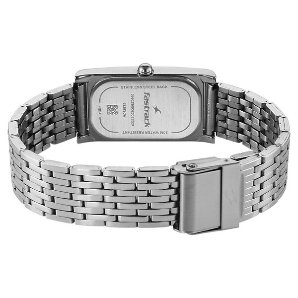 Fastrack Gelato silver analog bracelet watch with Matcha Green dial for Girls - image number 5