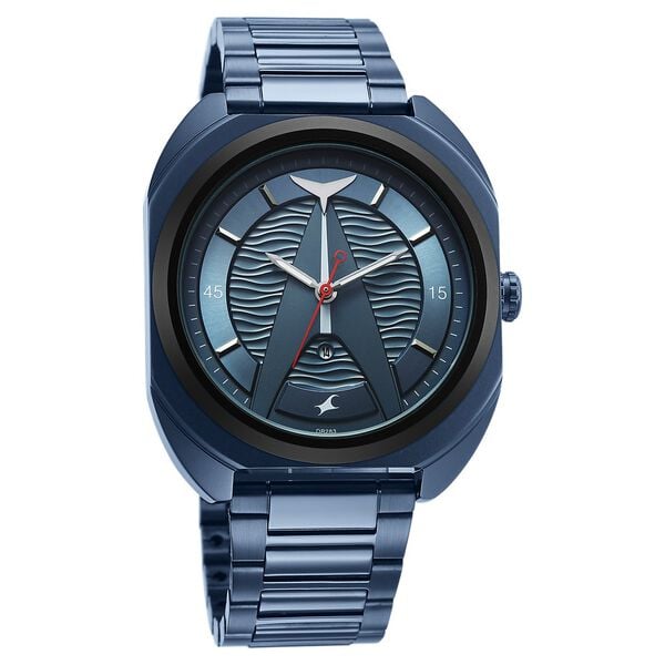 Fastrack Oceanyx Quartz Analog with Date Blue Dial Blue Strap Watch For Guys - image number 1