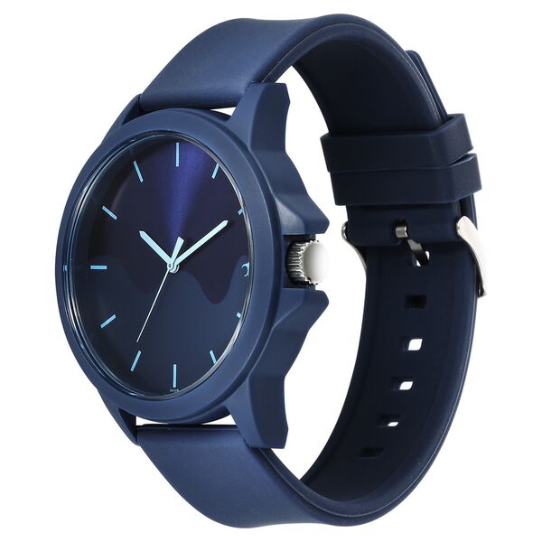 Fastrack Tees Wanderlust Quartz Analog Blue Dial Silicone Strap Watch for Unisex - image number 2