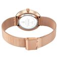 Fastrack Vyb Iconique Quartz Analog White Dial Rose Gold Metal Strap Watch For Women - image number 4