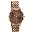 Fastrack Crush Quartz Analog Brown Dial Stainless Steel Strap Watch for Girls - image number 1