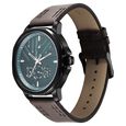 Fastrack Fleek Quartz Multifunction Green Dial Leather Strap Watch for Guys - image number 2
