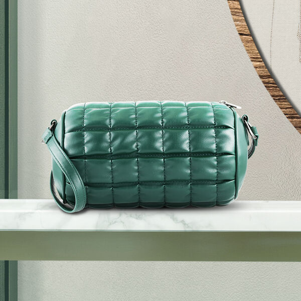 Green QUILTED SLING BAG - image number 0