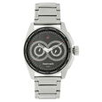 Fastrack Quartz Analog Black Dial Stainless Steel Strap Watch for Guys