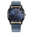 Fastrack Stunners Quartz Analog Blue Dial Leather Strap Watch for Guys - image number 2