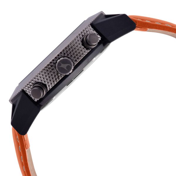 Fastrack Modular Quartz Analog Anthracite Dial Leather Strap Watch for Guys - image number 3