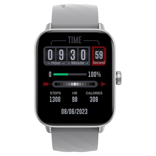 Fastrack Rider with 4.64 cm TFT LCD Display, SingleSync BT Calling Unisex Smart Watch with Grey Strap - image number 0