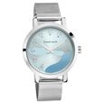 Fastrack Bare Basics Quartz Analog Blue Dial Stainless Steel Strap Watch for Girls - image number 1