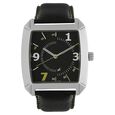 Fastrack Quartz Analog Silver Dial Leather Strap Watch for Guys
