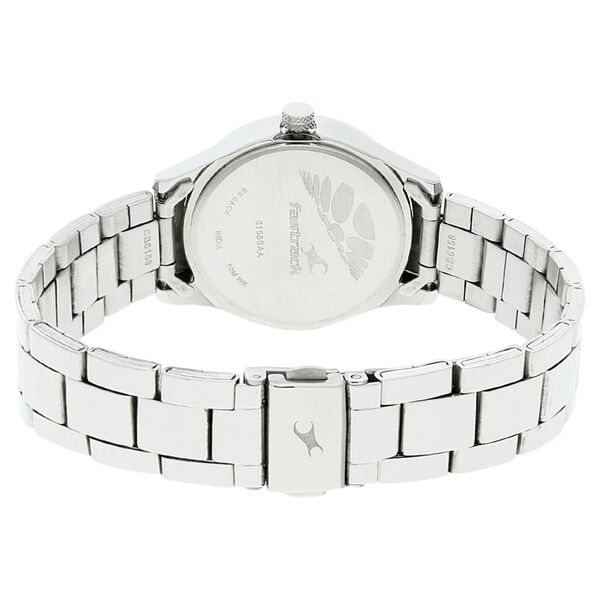 Fastrack Quartz Analog Grey Dial Stainless Steel Strap Watch for Girls - image number 3