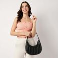 Black Quilted Luxe Shoulder Bag - image number 1
