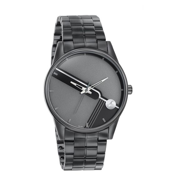 Fastrack Stunners Quartz Analog Grey Dial Stainless Steel Strap Watch for Guys - image number 1