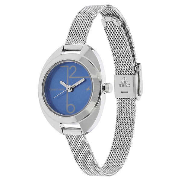 Fastrack Quartz Analog Blue Dial Metal Strap Watch for Girls - image number 1
