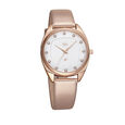 Fastrack Vyb Spotlight Quartz Analog Silver Dial Leather Strap Watch for Girls - image number 1