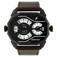 Fastrack Quartz Analog White Dial Leather Strap Watch for Guys - image number 0