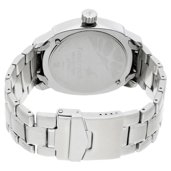 Fastrack Quartz Analog Black Dial Stainless Steel Strap Watch for Guys - image number 4