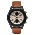 Fastrack Quartz Analog White Dial Leather Strap Watch for Guys - image number 0