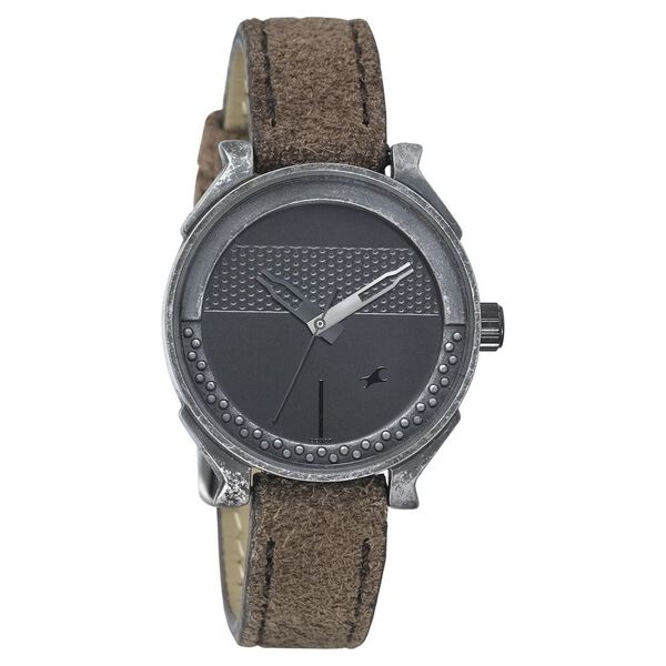 Fastrack Quartz Analog Antique Dial Leather Strap Watch for Girls - image number 0