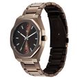 Vyb Nimbus By Fastrack Quartz Analog Brown Dial Brown Stainless Steel Strap Watch For Guys - image number 2