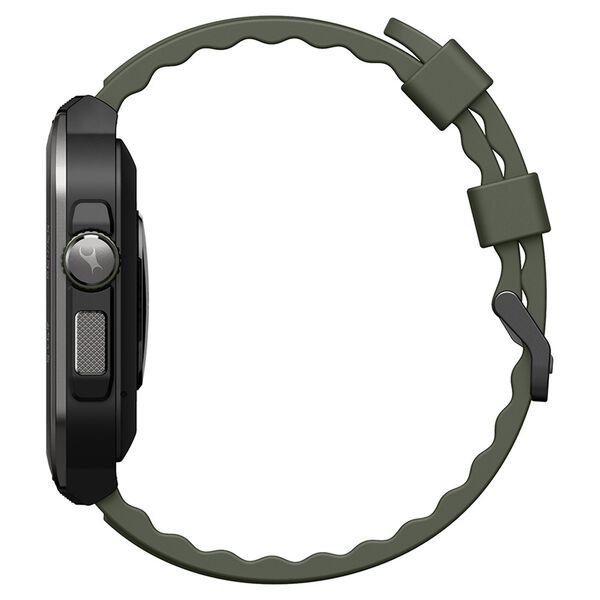 Fastrack Active Pro with 4.69 cm AMOLED Display and AOD, Functional Crown, BT Calling Rugged Smartwatch with Khaki Strap - image number 2