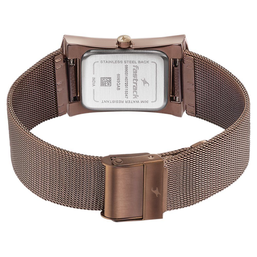 Fastrack stainless steel back water resistant quartz on sale