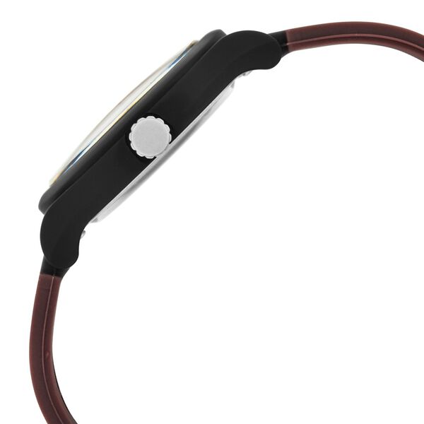 Fastrack Quartz Analog Brown Dial Silicone Strap Watch for Unisex - image number 3