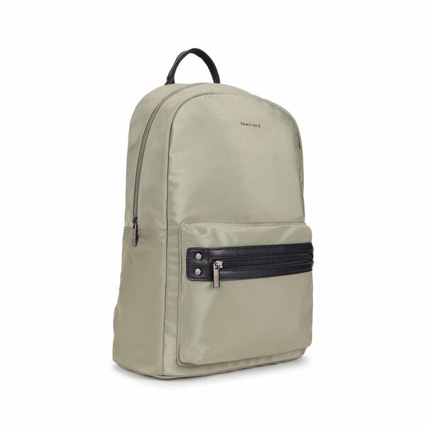 Olive edge nylon backpack - image number 2
