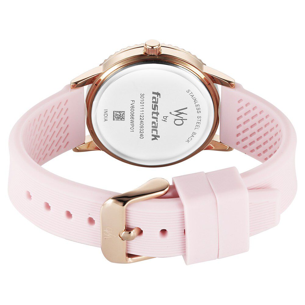 viva Buy Online Vyb Manifester By Fastrack Quartz Analog Pink Dial