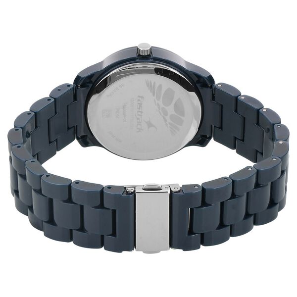 Fastrack Trendies Quartz Analog Blue Dial Plastic Strap Watch for Girls - image number 3