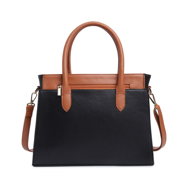Fastrack Structured Satchel for Women | Stylish Everyday Satchel for Girls, Ladies, Women | Spacious Bag Made of High Quality Faux Leather (Black) - image number 2