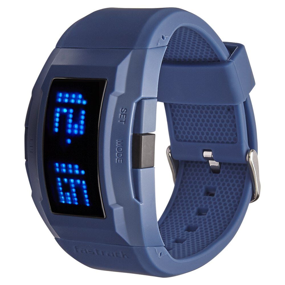 Buy Online Fastrack Digital Black Dial Plastic Strap Watch for Guys 38014pp02j Fastrack