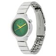 Fastrack Checkmate Quartz Analog Green Dial Stainless Steel Strap Watch for Girls - image number 1