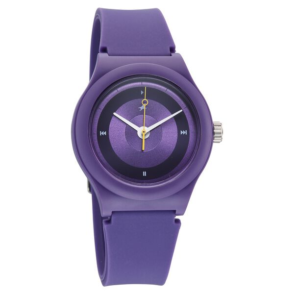Fastrack Y2K Analog with Mint Green Dial Silicon Strap Watch for Girls - image number 1