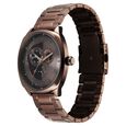 Fastrack Tick Tock Quartz Multifunction Brown Dial Stainless Steel Strap Watch For Guys - image number 2