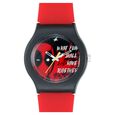 Fastrack Deadpool Quartz Analog Bicolour Dial Silicone Strap Unisex Watch