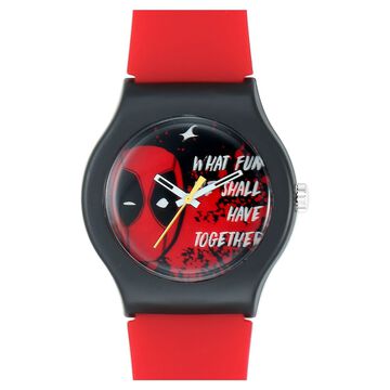 Fastrack Deadpool Quartz Analog Bicolour Dial Silicone Strap Unisex Watch