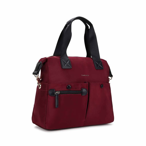 Cherry Edge Nylon Satchel - image number 4