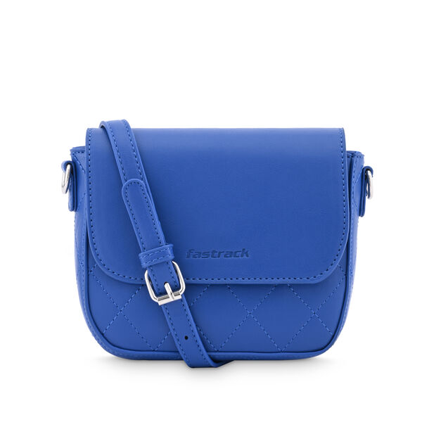 Fastrack Compact Sling Bag with Adjustable Sling in Blue - image number 1