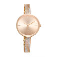 Fastrack Vyb Starlet Quartz Analog Rose Gold Dial Metal Strap Watch for Girls - image number 1