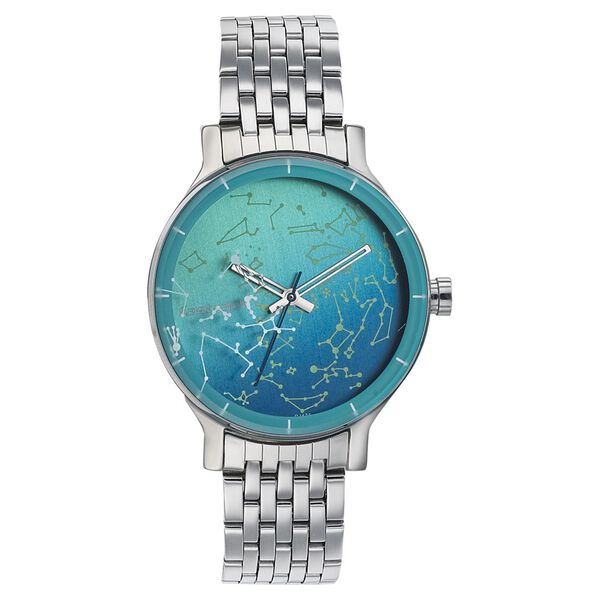 Fastrack Space Rover Quartz Analog Blue Dial Stainless Steel Strap Watch for Girls - image number 1