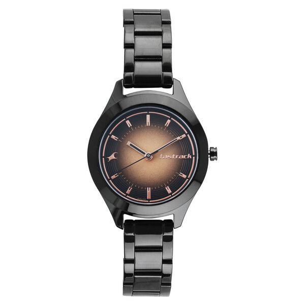Fastrack All Nighters Quartz Analog Bicolour Dial Metal Strap Watch for Girls - image number 0