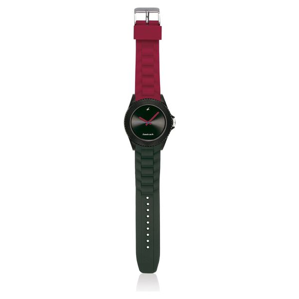 Fastrack Quartz Analog Black Dial Plastic Strap Watch for Girls - image number 0