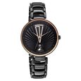 Fastrack Ruffles Quartz Analog with Date Black Dial Stainless Steel Strap Watch for Girls - image number 1