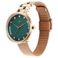 Fastrack Fleek Quartz Analog Green Dial Stainless Steel Strap Watch for Girls - image number 2