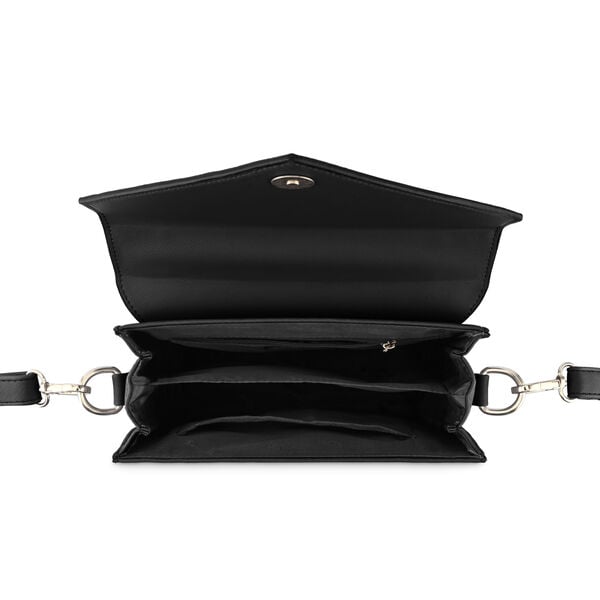 Fastrack Black Structured Satchel Bag for Women - image number 7