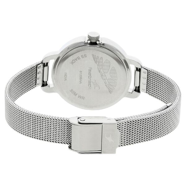 Fastrack Bare Basics Quartz Analog Brown Dial Stainless Steel Strap Watch for Girls - image number 3