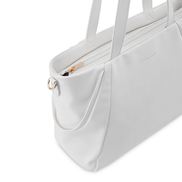 White Laptop  Tote Bag - image number 5